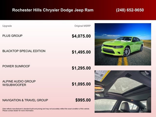 Certified 2023 Dodge Charger GT w/ Plus Group image 6