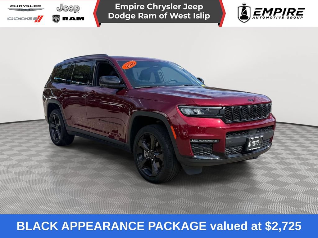 Certified 2025 Jeep Grand Cherokee L Limited w/ Black Appearance Package AWD/4WD video 1
