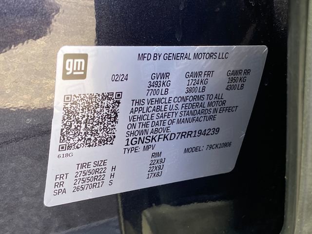 Certified 2024 Chevrolet Suburban Premier AWD/4WD image 28