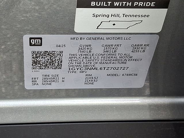 New 2026 Cadillac Vistiq Sport w/ LPO, Floor Liner Package image 16