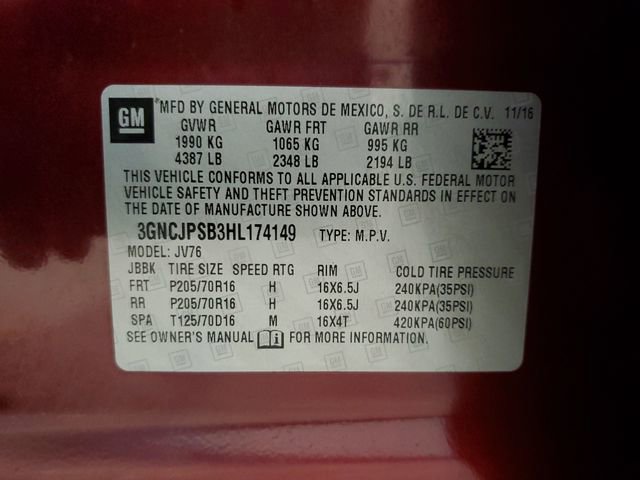 Used 2017 Chevrolet Trax LT w/ LT Convenience Package image 31