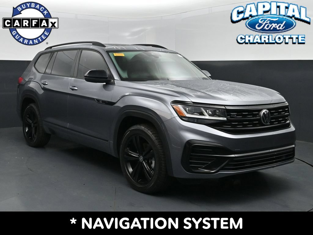 Used 2022 Volkswagen Atlas SEL R-Line AWD/4WD image 3