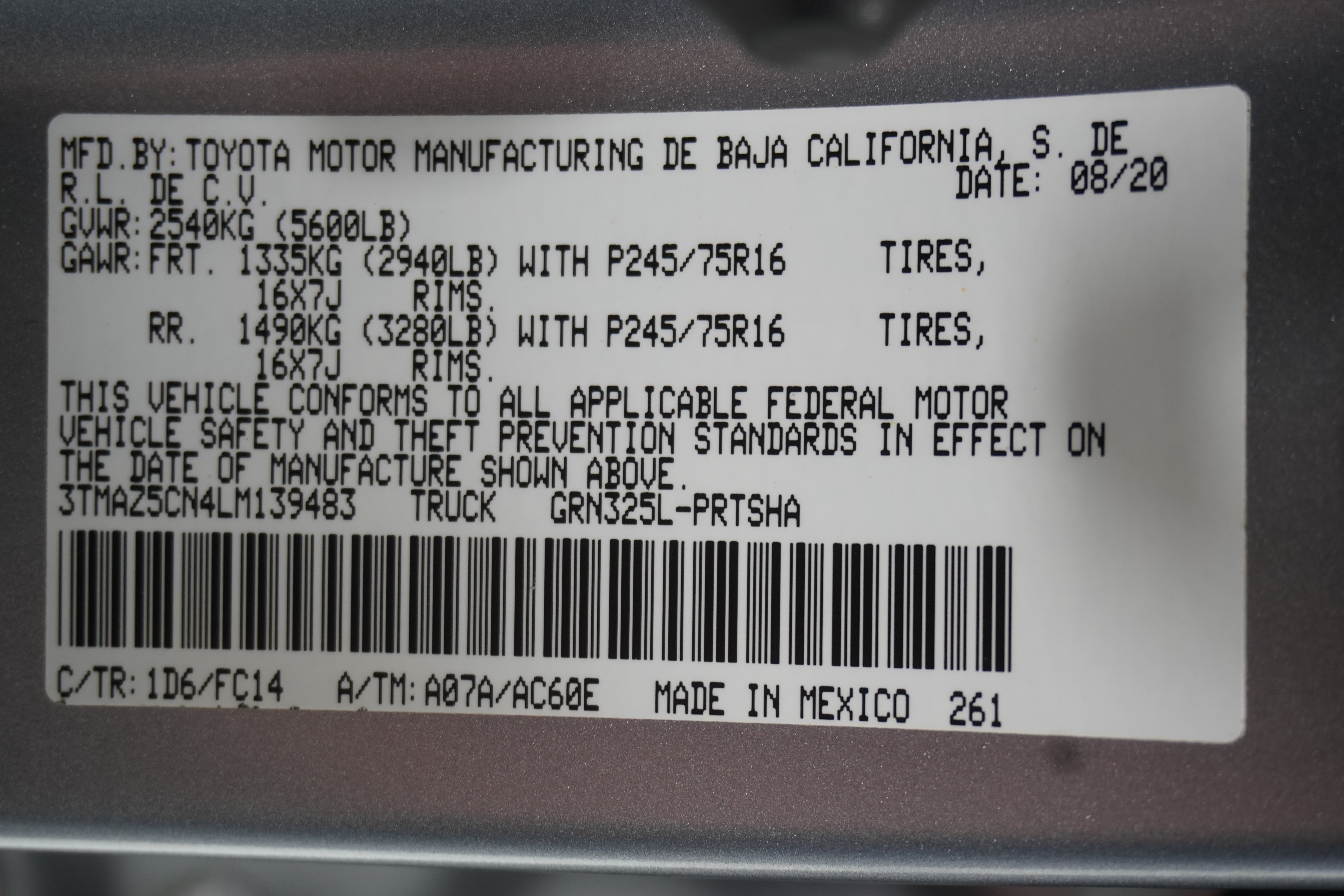 Used 2020 Toyota Tacoma SR5 RWD image 28