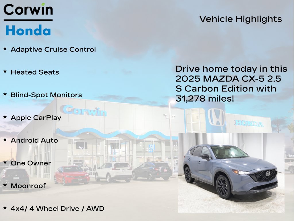 Used 2025 MAZDA CX-5 Carbon Edition AWD/4WD image 6