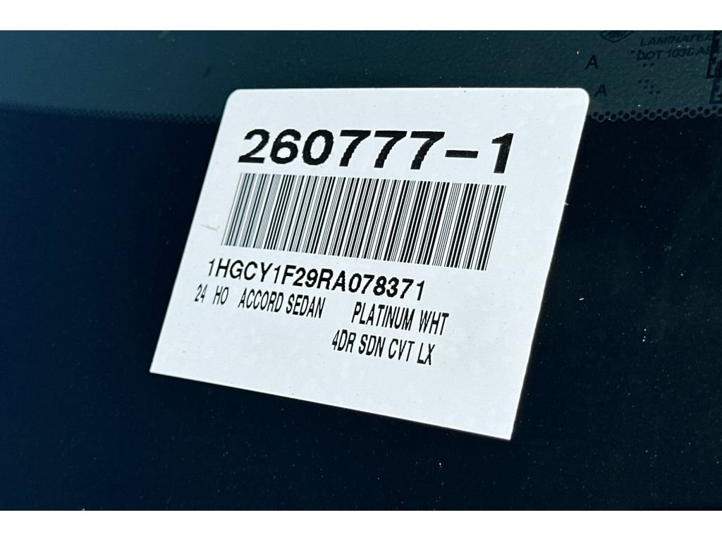 Used 2024 Honda Accord LX image 53