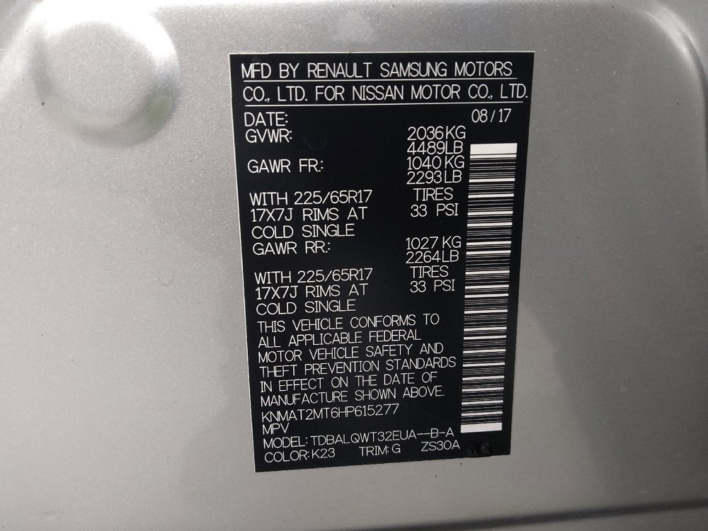 Used 2017 Nissan Rogue SV image 33