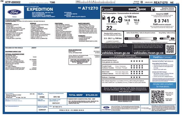 Certified 2024 Ford Expedition Max XL AWD/4WD image 9
