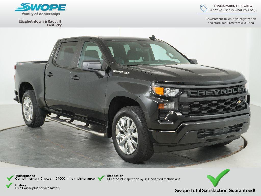 Used 2024 Chevrolet Silverado 1500 Custom AWD/4WD image 1