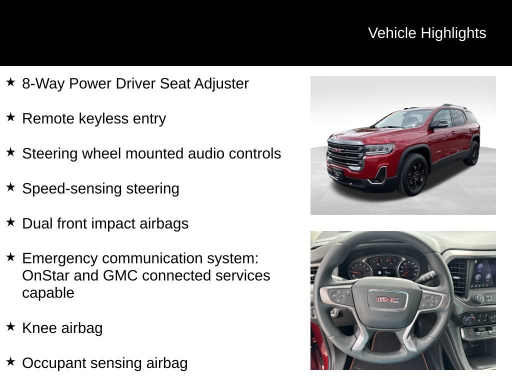 Used 2023 GMC Acadia AT4 w/ Trailering Package AWD/4WD image 17