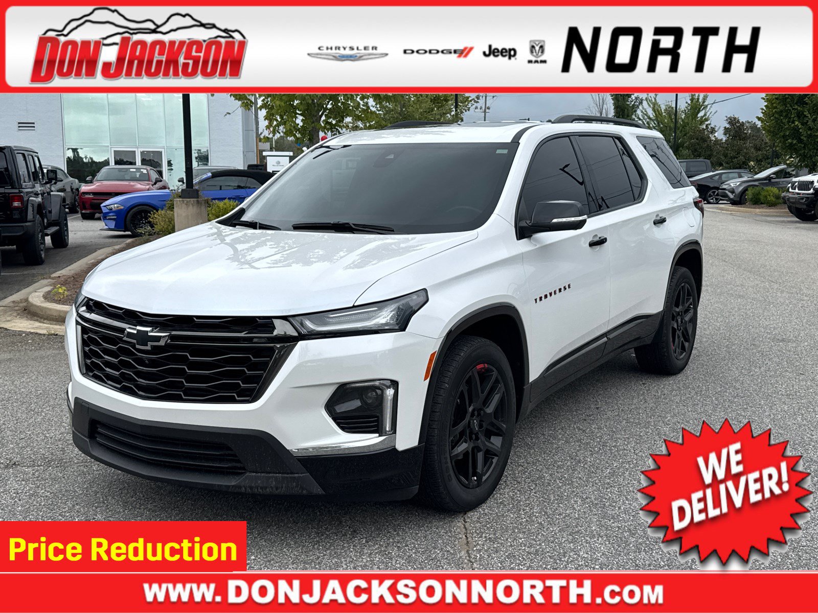 Used 2022 Chevrolet Traverse Premier w/ Redline Edition