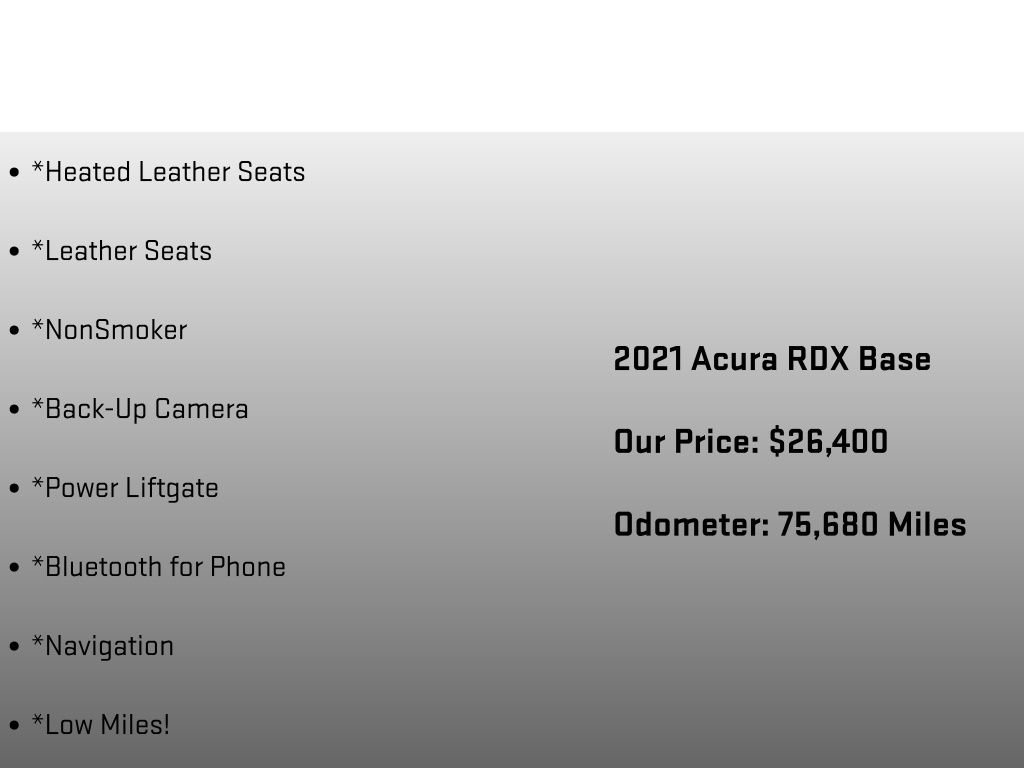 Used 2021 Acura RDX w/ Technology Package AWD/4WD image 6