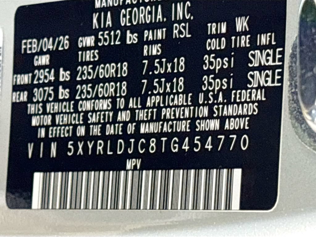 New 2026 Kia Sorento S AWD/4WD image 24