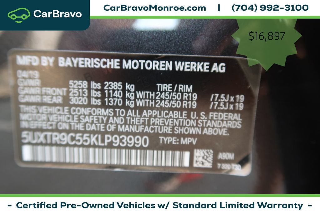 Used 2019 BMW X3 xDrive30i w/ Driving Assistance Package AWD/4WD image 46