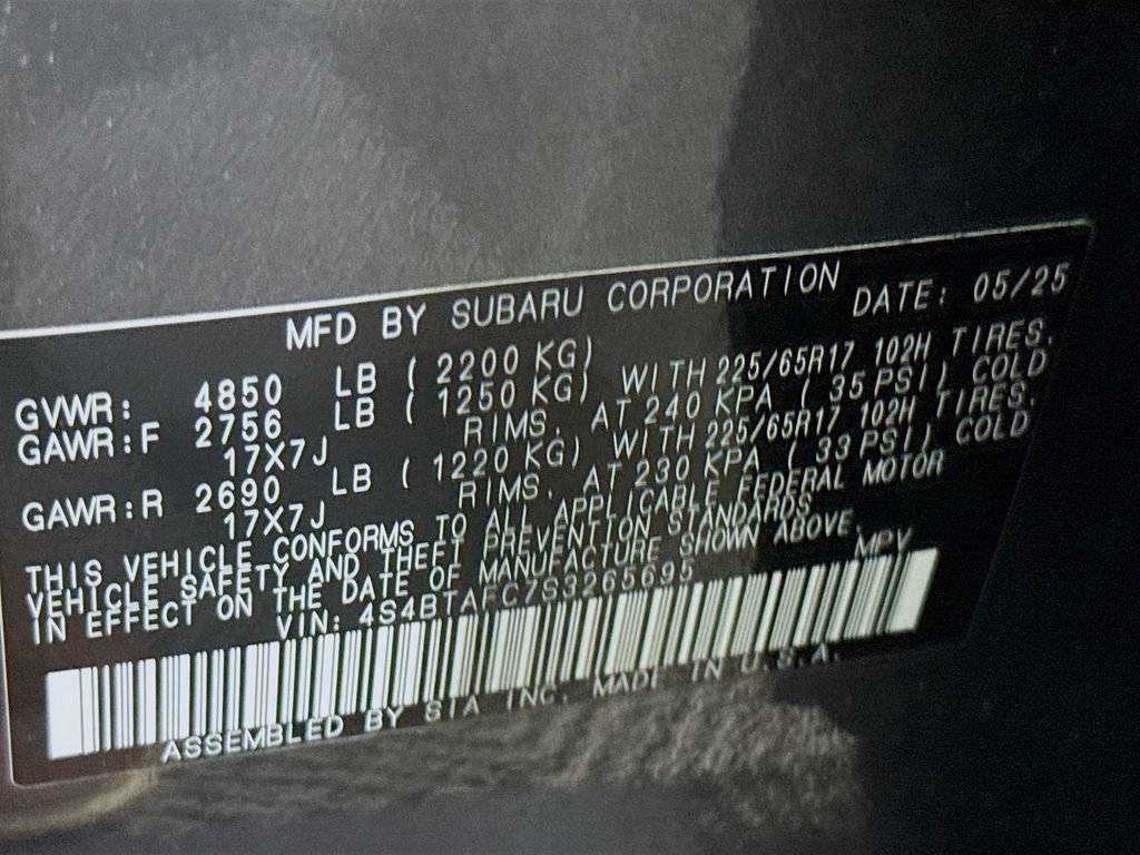 Certified 2025 Subaru Outback Premium w/ Popular Package #1 AWD/4WD image 36