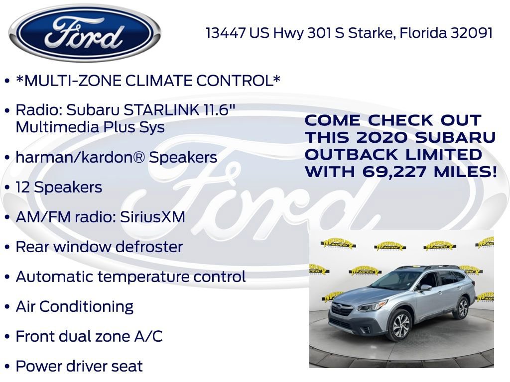 Used 2020 Subaru Outback Limited image 15