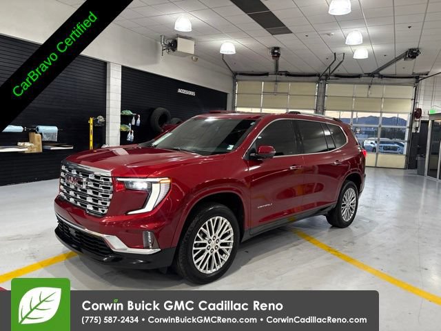 Certified 2025 GMC Acadia Denali w/ LPO, Floor Liner Package AWD/4WD image 1