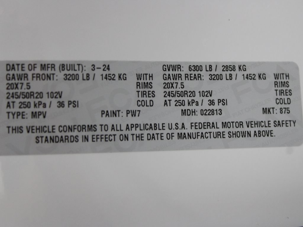 Used 2024 Chrysler Pacifica Touring-L w/ S Appearance Package AWD/4WD image 71