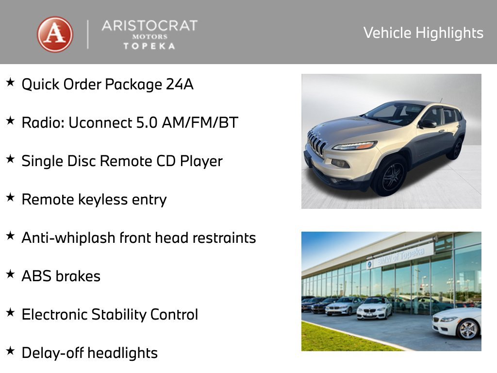 Used 2014 Jeep Cherokee Sport AWD/4WD image 2
