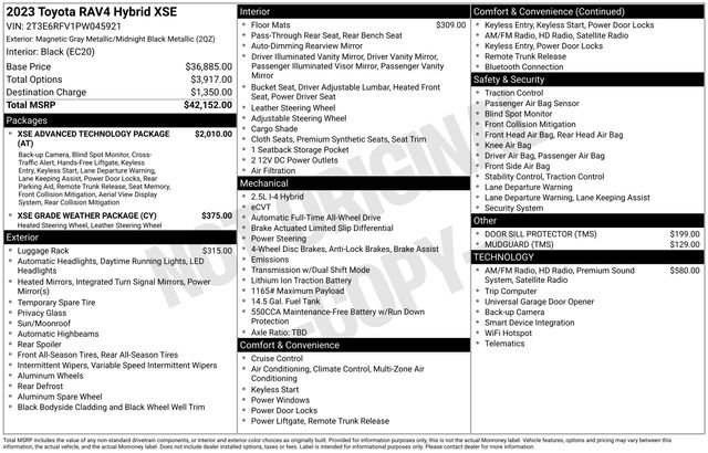 Used 2023 Toyota RAV4 XSE image 37