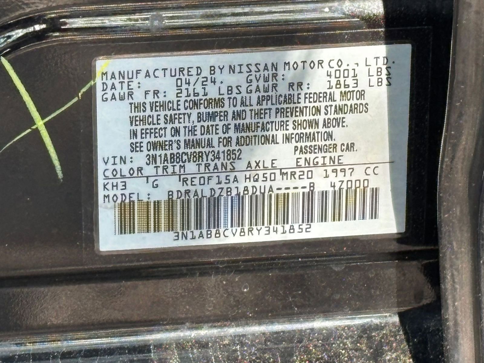 Used 2024 Nissan Sentra SV FWD image 10