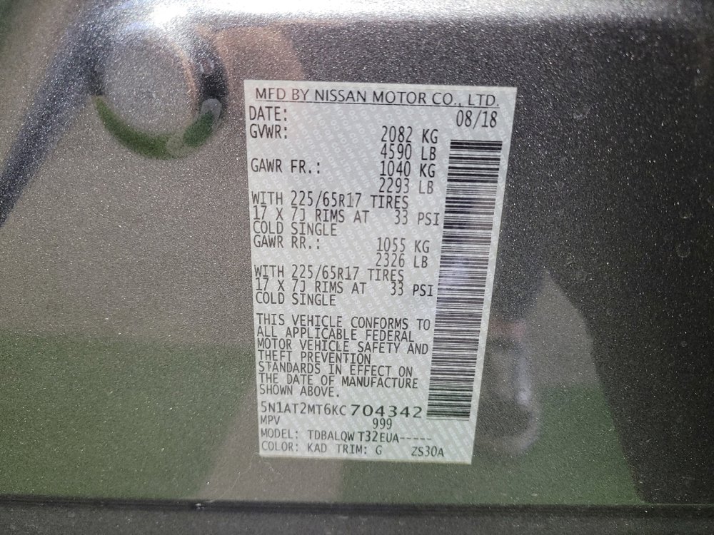 Used 2019 Nissan Rogue SV image 33