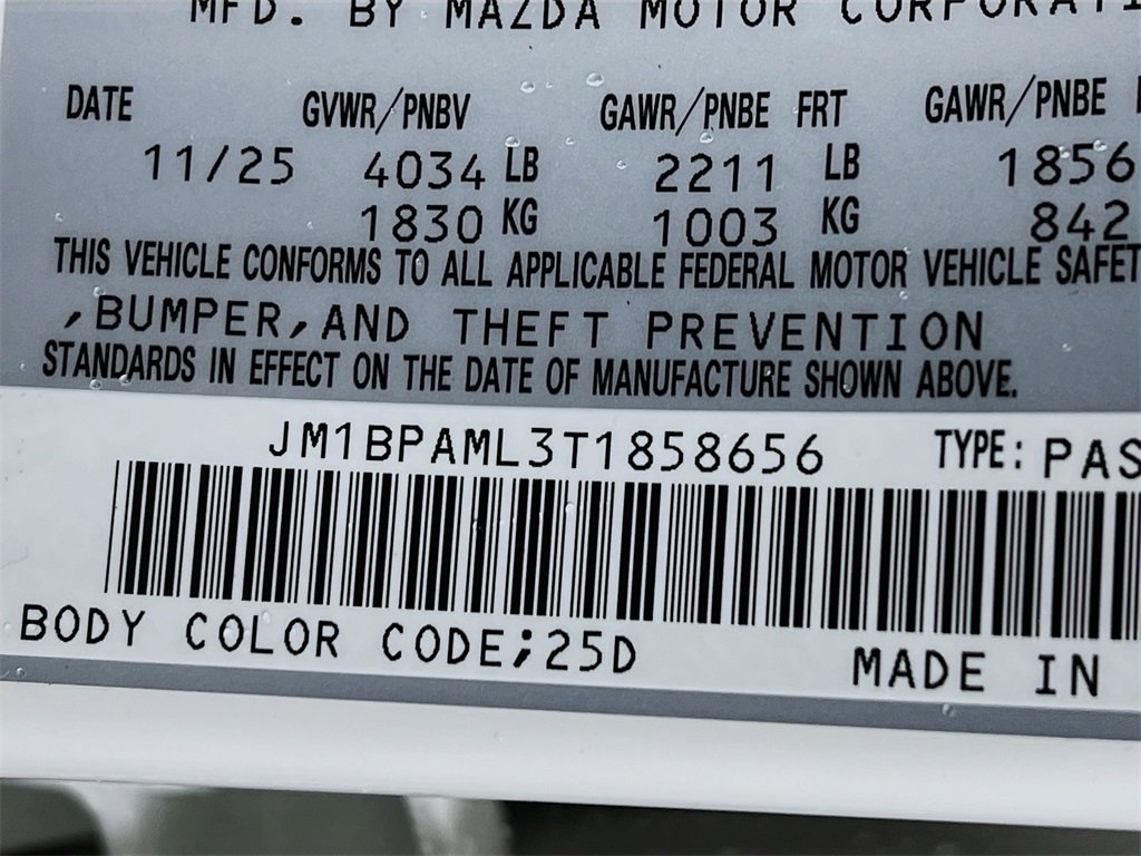 New 2026 MAZDA MAZDA3 2.5 S Hatchback w/ Premium Pkg image 25