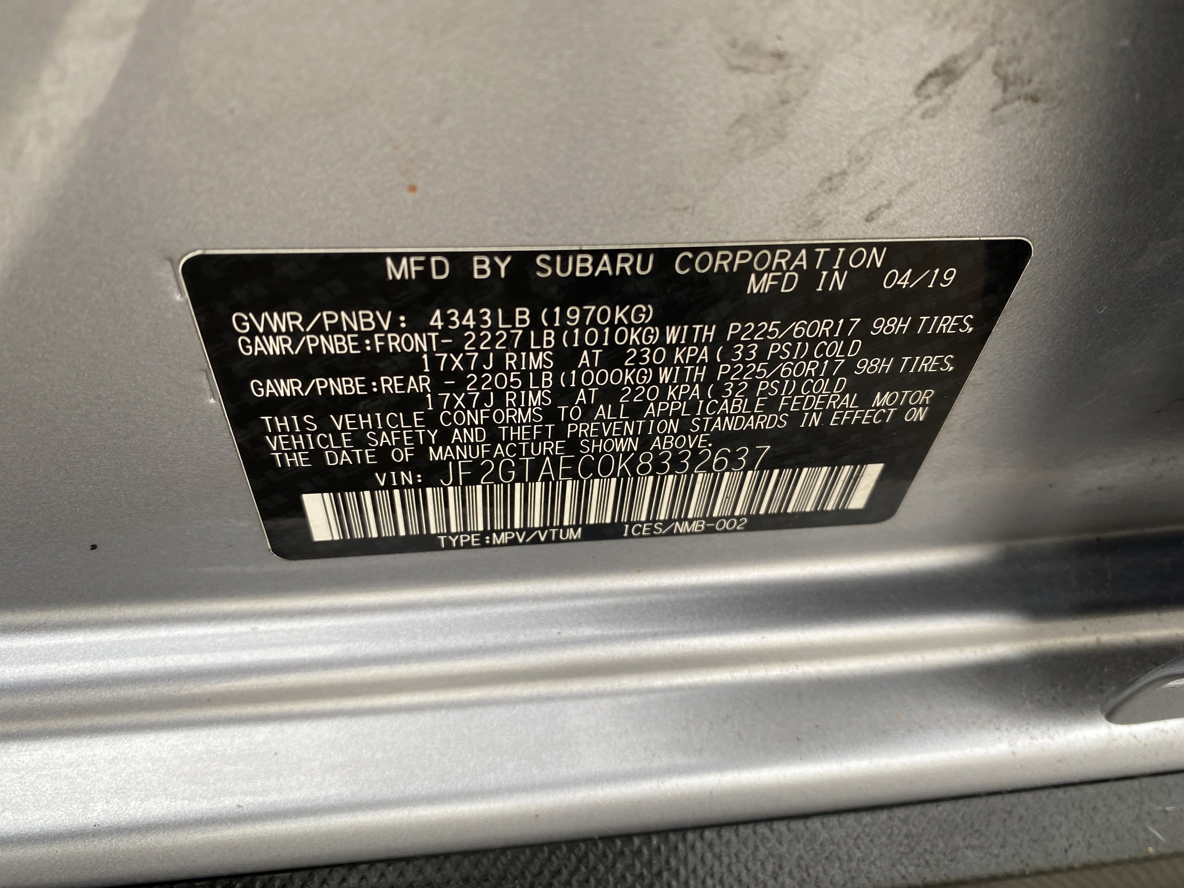 Used 2019 Subaru Crosstrek 2.0i Premium w/ Eyesight System image 26