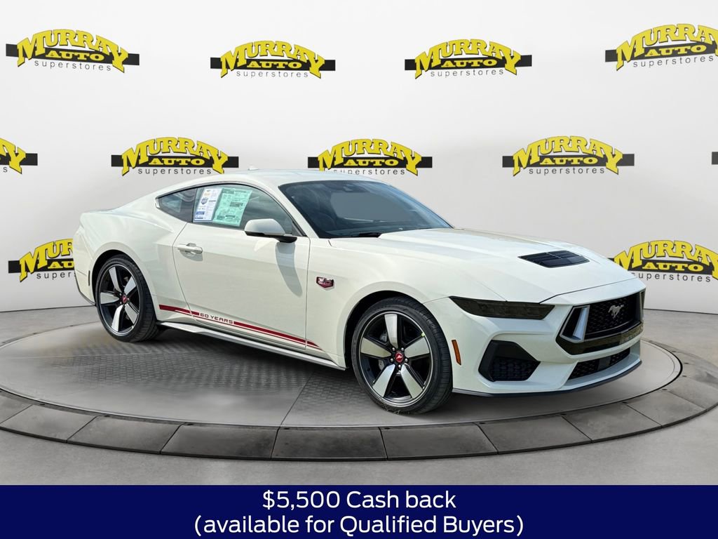 New 2025 Ford Mustang GT Premium w/ 60th Anniversary Package