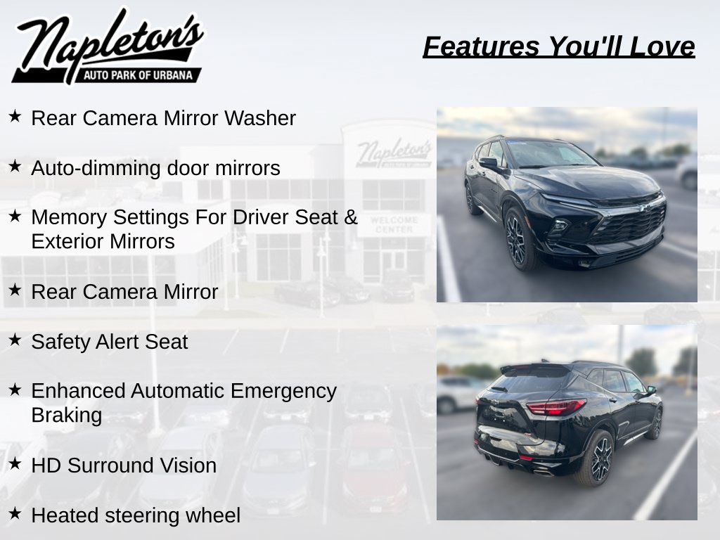 Used 2024 Chevrolet Blazer RS w/ Driver Confidence II Package FWD image 8