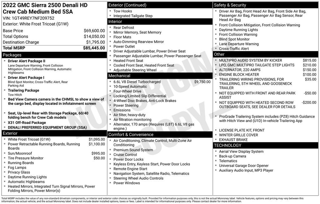 Used 2022 GMC Sierra 2500 Denali image 2