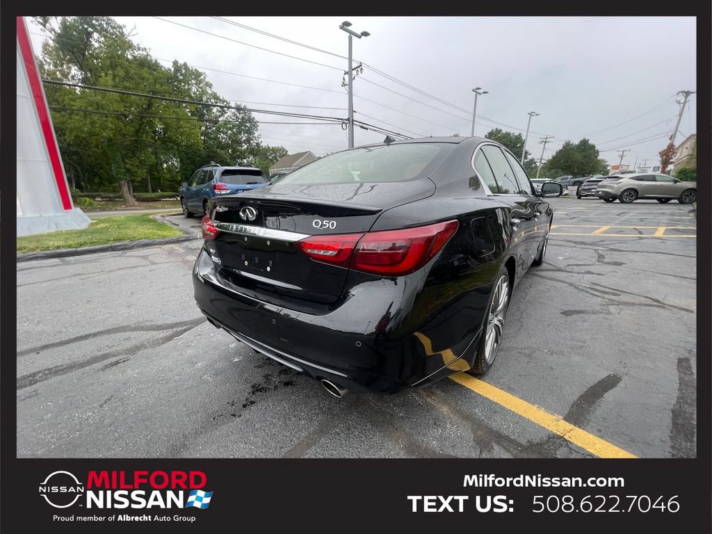 Used 2022 INFINITI Q50 Sensory w/ Cargo Package AWD/4WD image 3