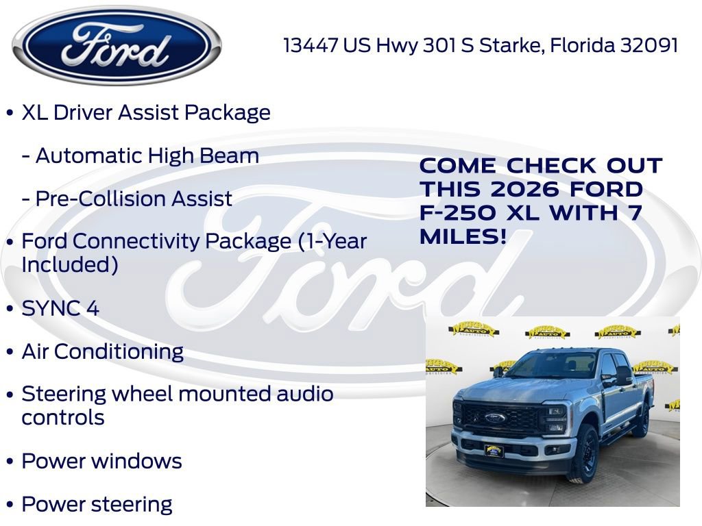 New 2026 Ford F250 XL w/ STX Appearance Package AWD/4WD image 25