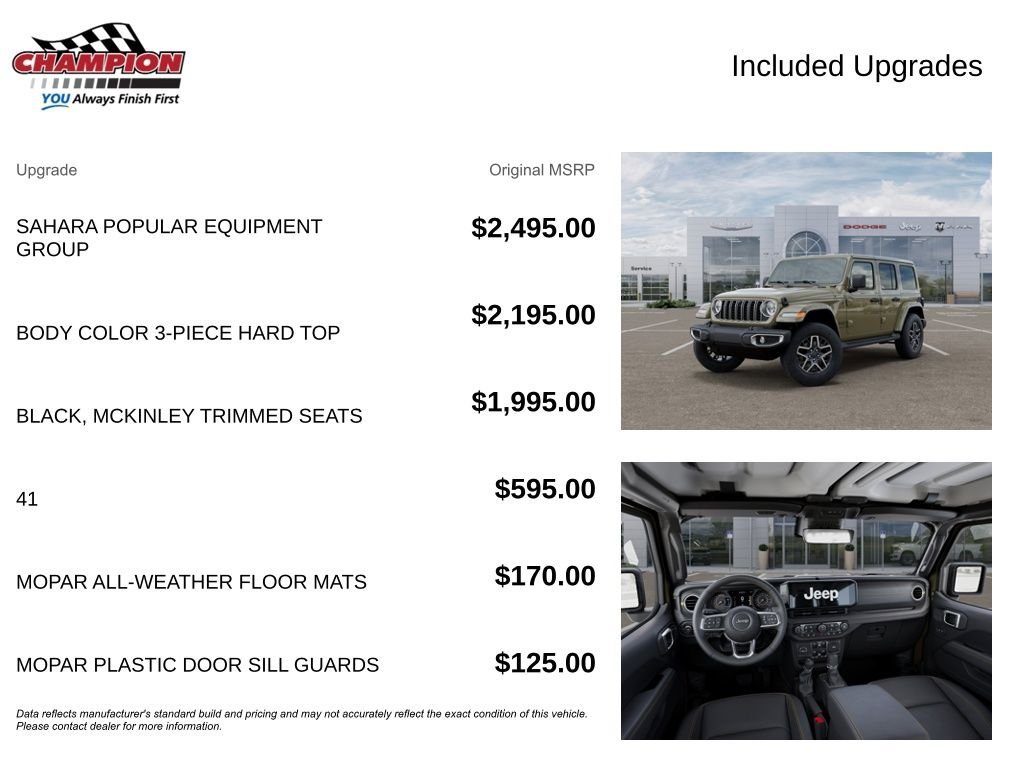 New 2026 Jeep Wrangler Unlimited Sahara AWD/4WD image 6