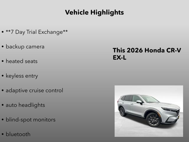 New 2026 Honda CR-V EX-L image 5