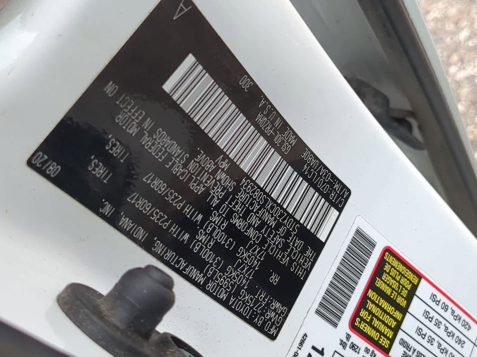 Used 2020 Toyota Sienna XLE w/ XLE Navigation Package FWD image 33