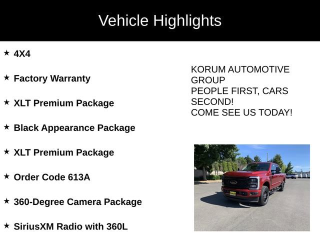 New 2025 Ford F350 XLT w/ Black Appearance Package image 4