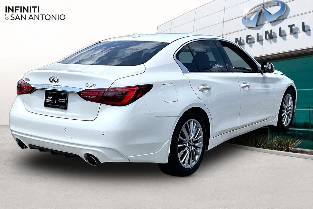 Certified 2023 INFINITI Q50 Luxe w/ Cargo Package RWD image 2