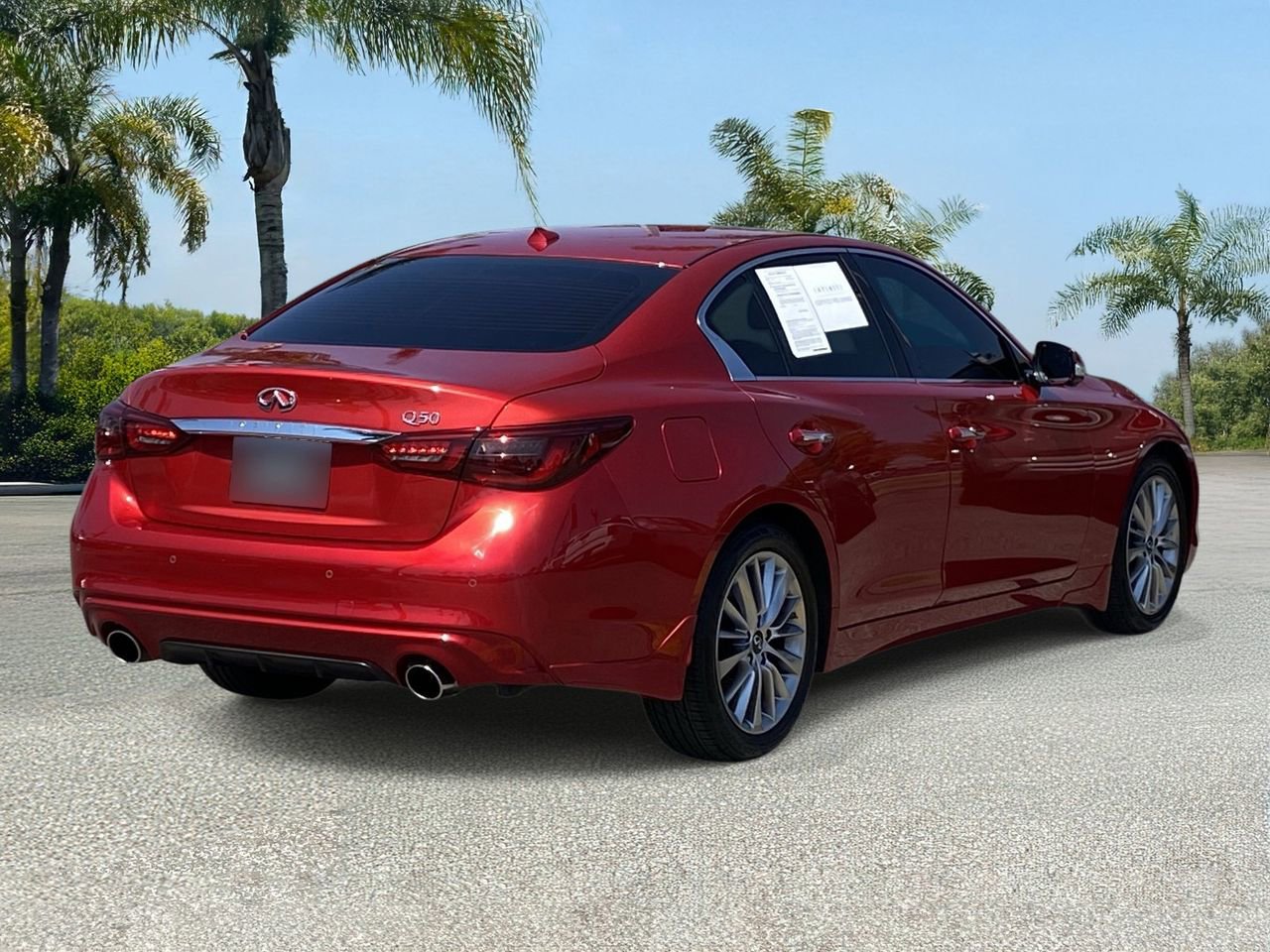 Certified 2023 INFINITI Q50 Luxe w/ Cargo Package RWD image 5