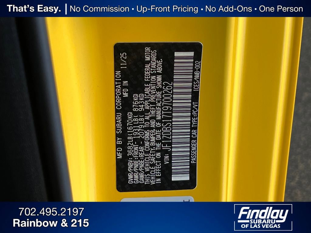 New 2026 Subaru BRZ tS image 33