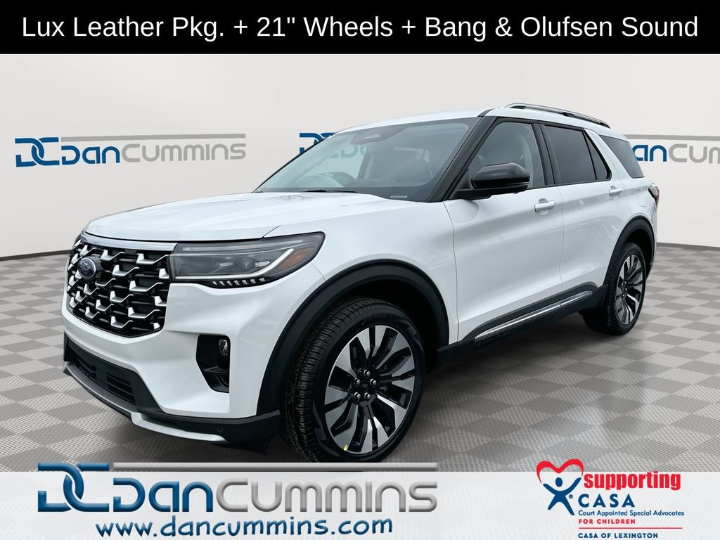 New 2026 Ford Explorer Platinum w/ LUX Leather Package