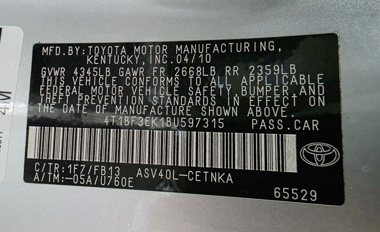 Used 2011 Toyota Camry LE FWD image 36