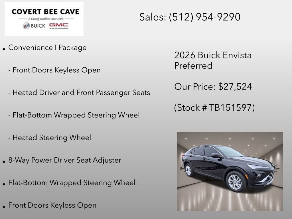 New 2026 Buick Envista Sport Touring w/ Convenience I Package FWD image 12