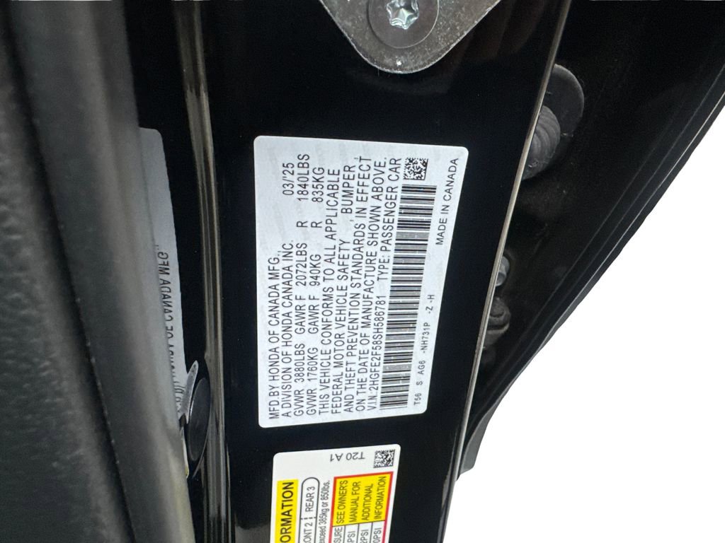 Used 2025 Honda Civic Sport image 84