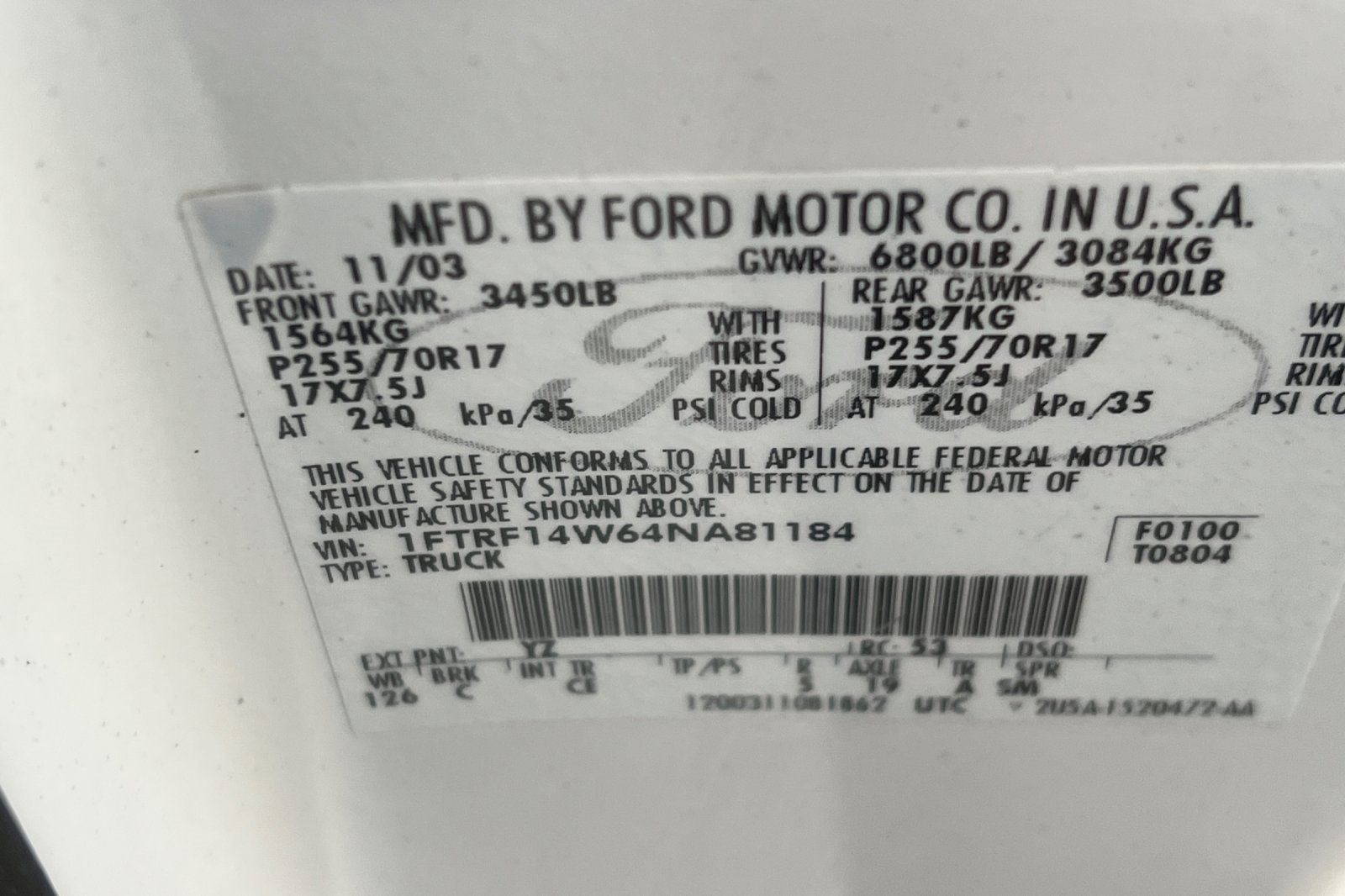 Used 2004 Ford F150 STX image 26