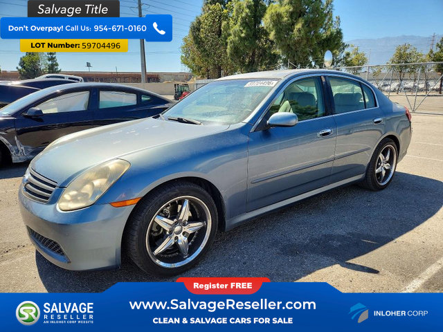Used 2006 INFINITI G35 Sedan w/ (P03) Premium Pkg C RWD image 1