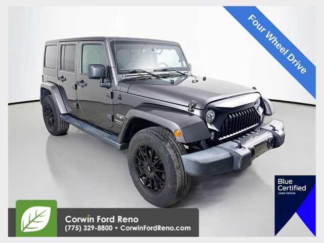 Used 2018 Jeep Wrangler Unlimited Sahara w/ Connectivity Group AWD/4WD image 1