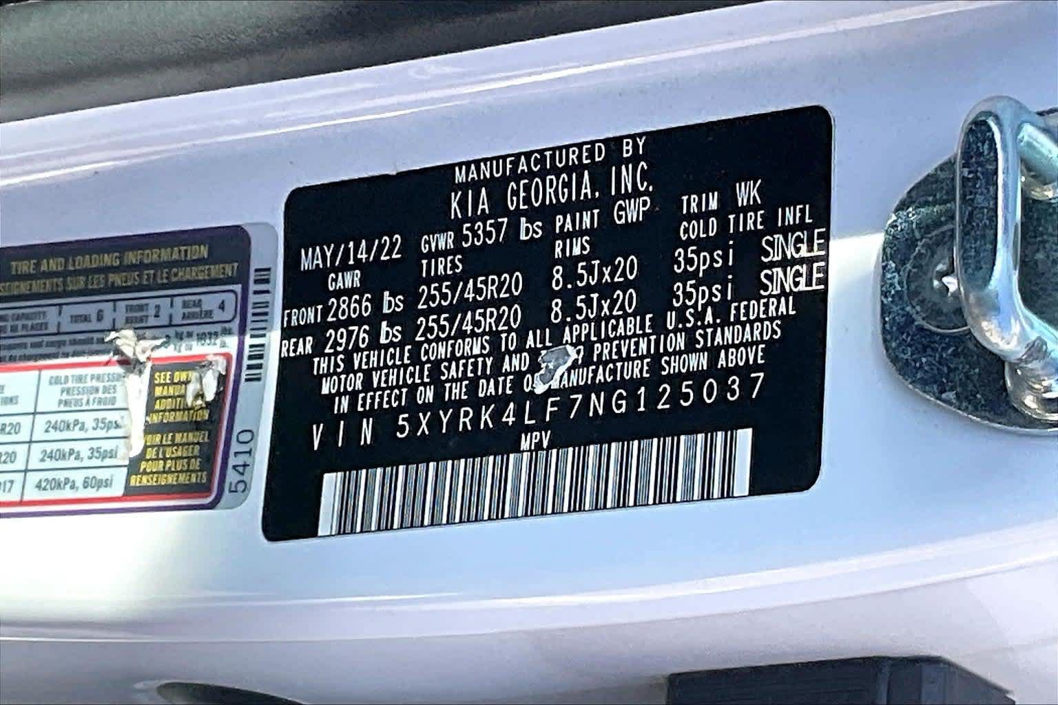 Certified 2022 Kia Sorento SX FWD image 18