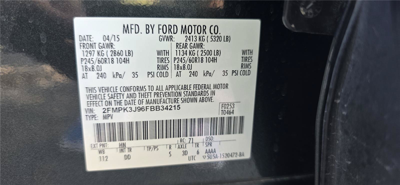 Used 2015 Ford Edge SEL FWD image 21