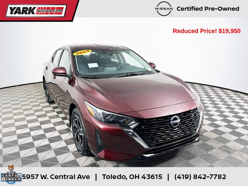 Certified 2025 Nissan Sentra SV image 1