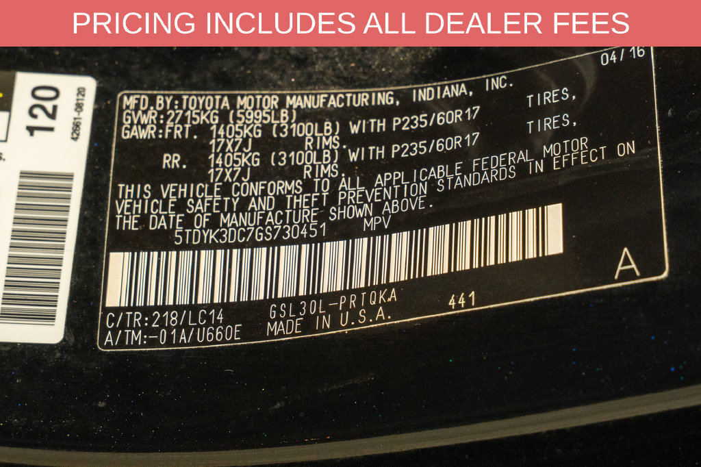 Used 2016 Toyota Sienna XLE Premium FWD image 24